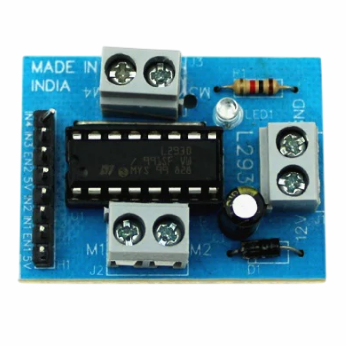 L293D Motor Driver IC Module – Efficient motor driver for robotics & automation. -Robocraze