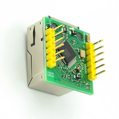 W5500 Mini Ethernet Gateway Module – Stable network communication for IoT. -Ethernet Cable -Robocraze