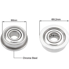 4x8x3mm universal flange ball bearing for mechanical assemblies -Ball Bearing -Robocraze