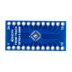 7Semi QFN24 0.5mm & 0.65mm PCB Breakout Adapter - Breakout Adapter - Robocraze