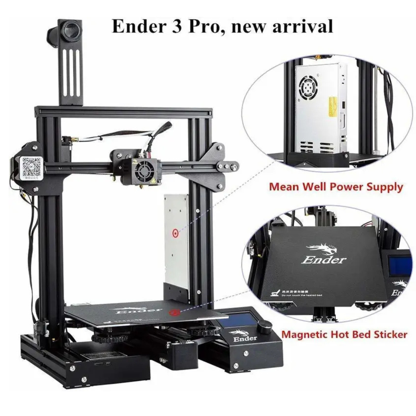 Creality Ender-3 Pro 3D Printer DIY Kit – Budget 3D printer for makers & hobbyists. -DIY 3D Printer -Robocraze