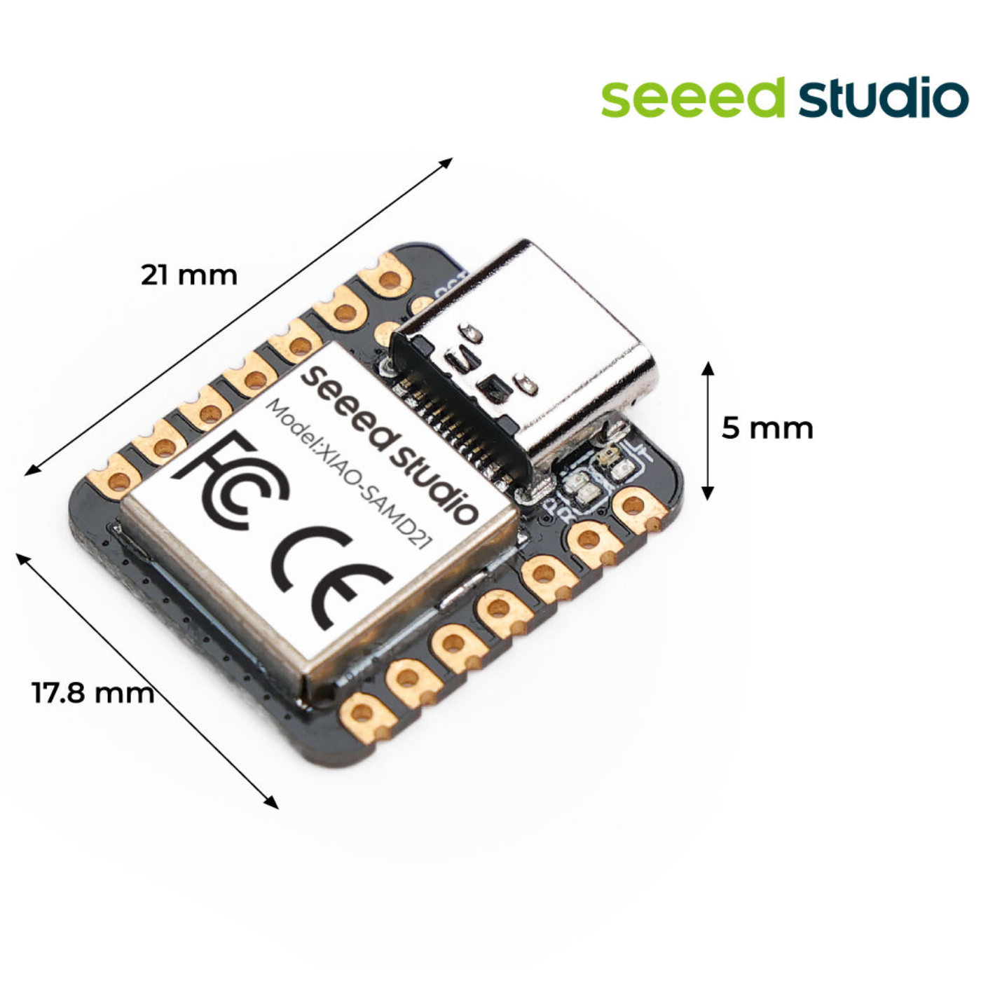 Seeed Studio Seeeduino XIAO SAMD21 Arduino Compatible Board -XIAO Series -XIAO Boards -Robocraze