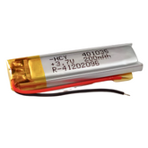 Witty Fox 3.7V 200mAh LiPo Battery Rechargeable -Lithium Polymer Battery for Drone -Robocraze