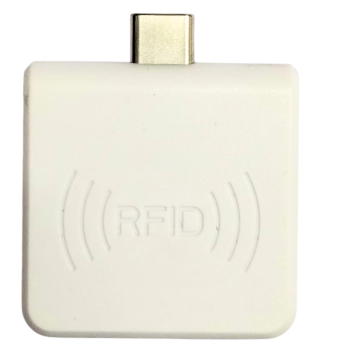 125KHz Android Phone MicroUSB RFID Reader - 125KHz Android MicroUSB C Type RFID Reader for mobile access control. -Robocraze