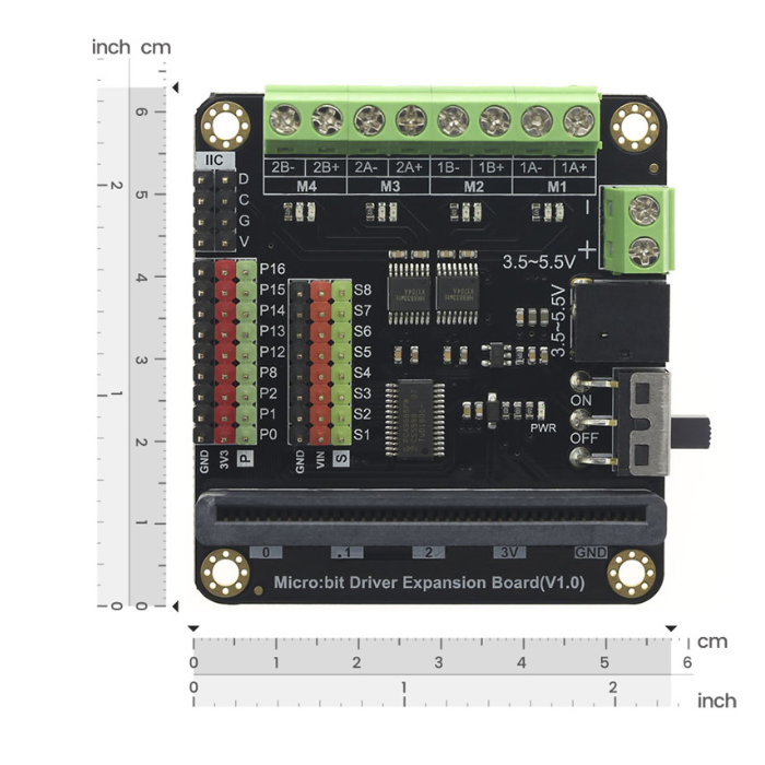 DFRobot micro:Driver - micro:bit Driver Expansion Board -micro:bit Accessories -Robocraze
