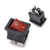 Rocker Switch 6A 250V SPDT 4 PIN Red LED – Reliable illuminated rocker switch - Mini Switch - Robocraze