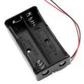 18650 2-Cell Holder – Secure lithium-ion battery mounting. -Battery Accessories -Robocraze