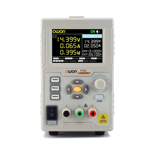 Owon P4305 30V 5A Programmable Power Supply – Versatile lab-grade power supply. -Power Adapter -Robocraze