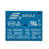 5V 10A PCB Mount Sugar Cube Relay - SPDT – Small SPDT PCB relay for 5V DC applications. -Relay Module -Robocraze
