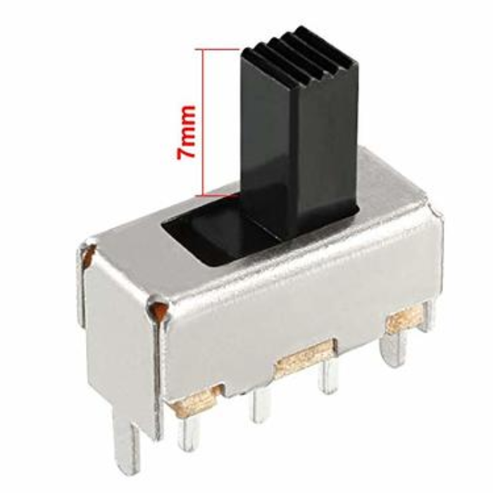 Slide Switch 3 Pin SPDT β Compact slide switch for circuit switching - Mini Switch - Electronic Components -Robocraze