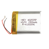 Witty Fox 1500mAh Rechargeable 3.7v LiPo Battery -Lithium Polymer Battery for Drone -Robocraze