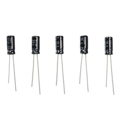 15 Value Electrolytic Capacitor Kit (200PC) – Comprehensive set for circuits & DIY. -Basic Components -Robocraze