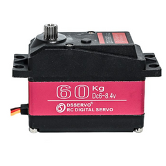 60kgcm Metal Gear Servo Motor Ultra Torque Quarter Scale -Motors & Mechanical -Servo Motors -Robocraze