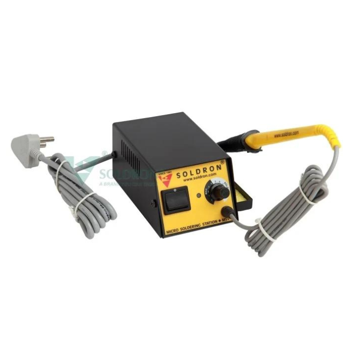 Soldron Micro Soldering Station – Adjustable micro soldering station – soldering station - Soldering Kit -Robocraze