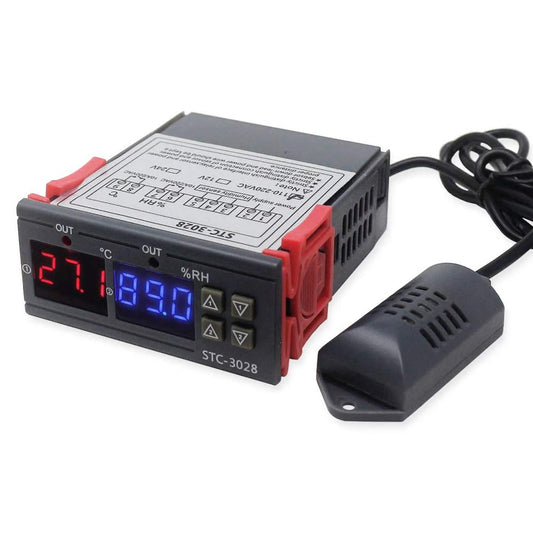 STC-3028 Digital Temp Humidity Controller – Dual controller with digital display for automation. -Robocraze