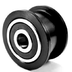 Smooth H-groove idler pulley for 3D printer belt drive system -Idler Pulley -Robocraze