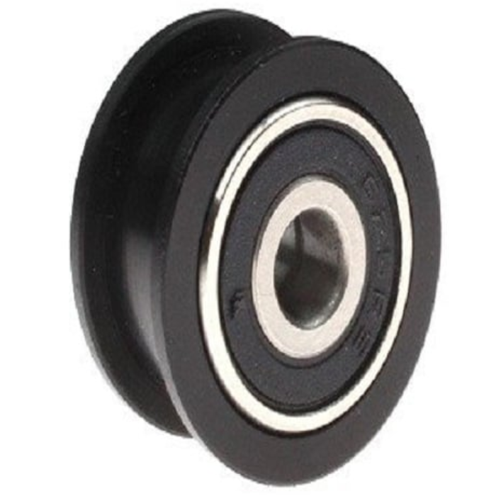Smooth H-groove idler pulley for 3D printer belt drive system -Idler Pulley -Robocraze