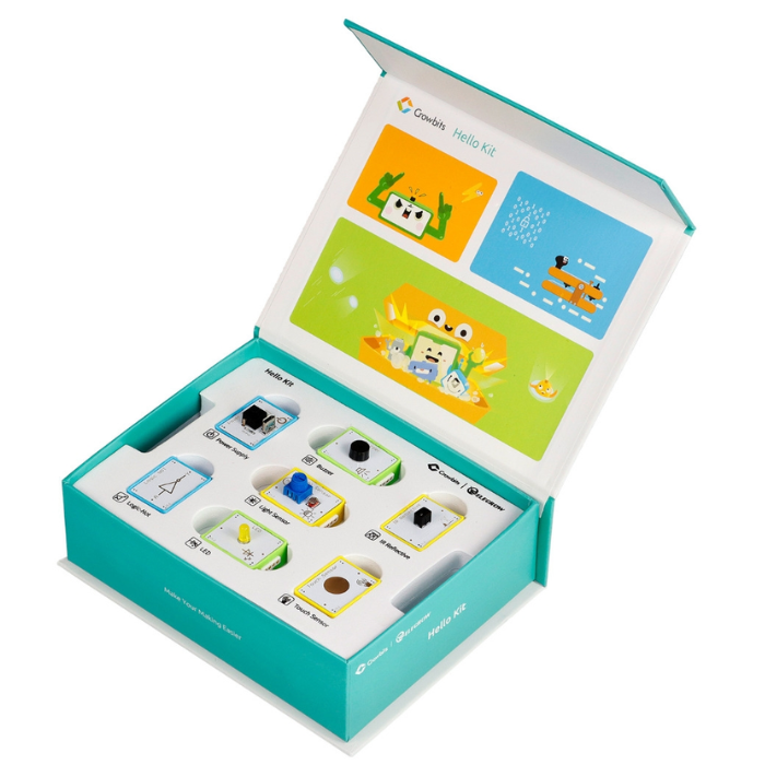 Elecrow Crowbits Hello Kit – 7 coding modules for STEM projects. -STEM Kit -Robocraze