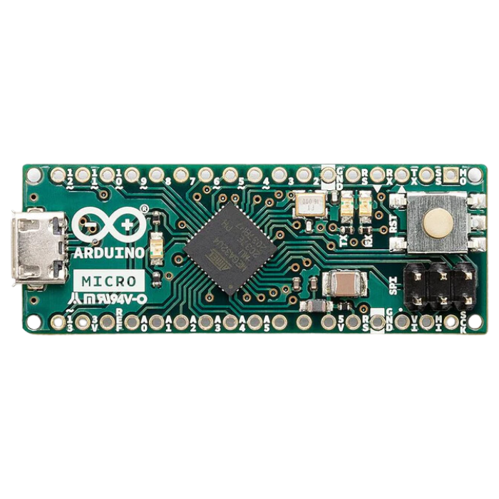 Original Arduino Micro (No Headers) – comes with ATmega32U4 & USB for DIY projects. -Original Arduino Board -Robocraze