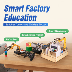 ACEBOTT QE031 Smart Factory STEM Education Kit – Industry-inspired DIY Kits, STEM Kits, Robot Kits -Robocraze