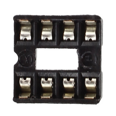 8-Pin DIP IC Socket Base Adapter β 8-pin DIP IC socket for secure chip mounting - Robocraze