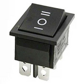 DPDT ON-OFF-ON Rocker Switch – Heavy-duty switch for AC control - Mini Switch - Electronic Components -Robocraze