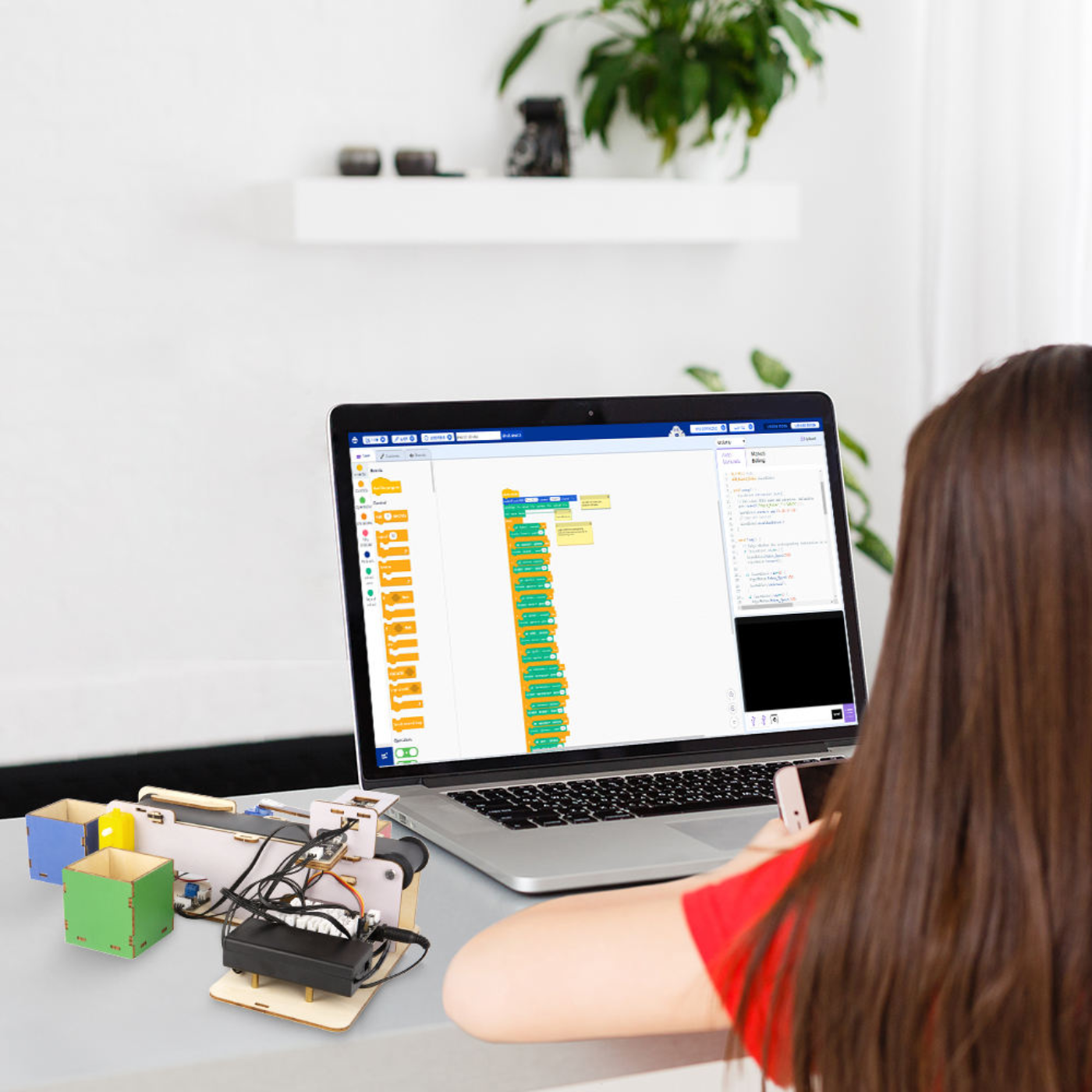 ACEBOTT QE031 Smart Factory STEM Education Kit – Industry-inspired DIY Kits, STEM Kits, Robot Kits -Robocraze