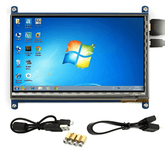7 inch LCD Capacitive Touch Panel – 7" capacitive LCD with HDMI & USB for Raspberry Pi - LCD Display - Robocraze