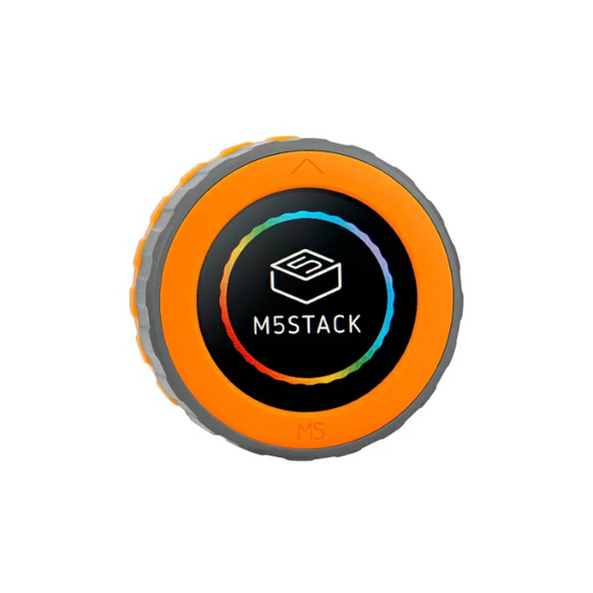 M5Stack Dial ESP32-S3 – 1.28" touchscreen rotary knob for smart control. -Development Board -Robocraze