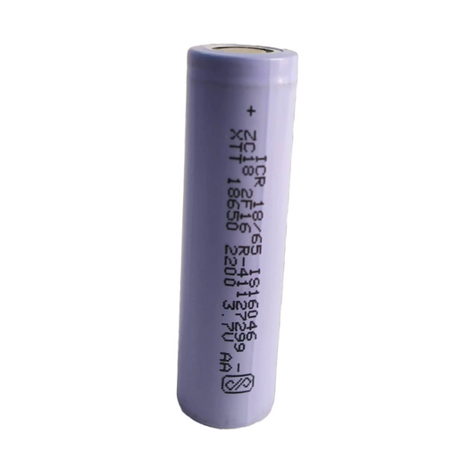 18650 2200mAh 3.7V Battery – Versatile Li-ion for DIY & backup. -Lithium Battery -Robocraze