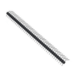 40x1 Male Berg Strip (90 Degree) – Right-angle header strip for circuits. Electronic Components - Robocraze
