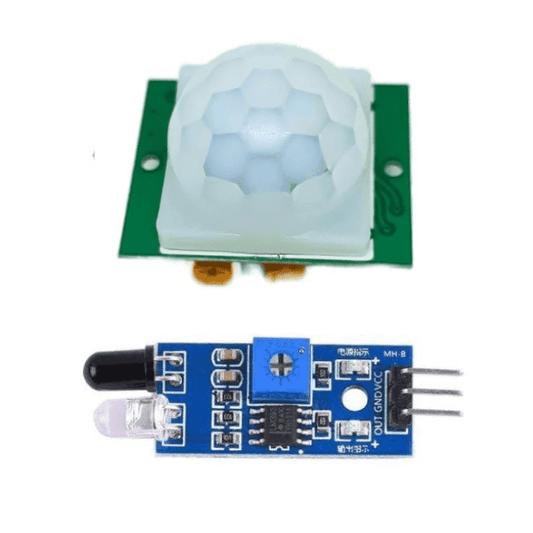 HC-SR501 PIR Sensor + IR Proximity – Motion & proximity detection sensor combo for Arduino. -DIY Sensor Kit -Robocraze