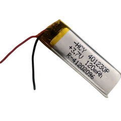 3.7V 120 MAH LIPO Rechargeable Battery - Batteries and Power Supply - LiPO Batteries and Chargers -Lipo Battery -Robocraze
