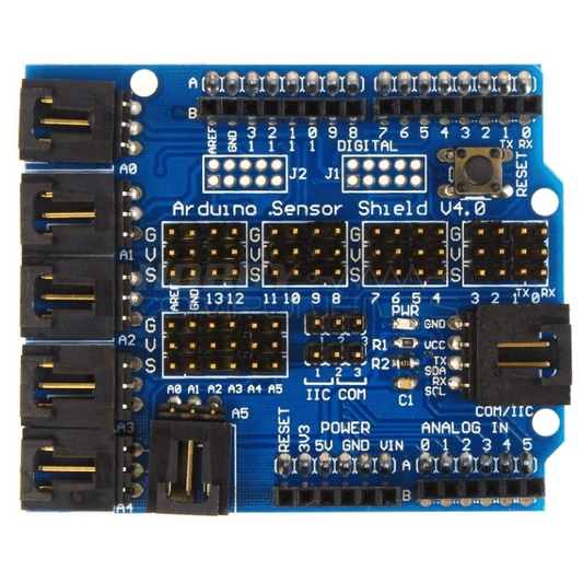Arduino Sensor Shield V4.0 – Advanced Arduino shields for sensor module connections & rapid prototyping. -Robocraze