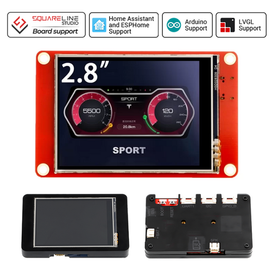 ELECROW 2.8 Inch ESP32 HMI Display – 240x320 SPI LCD touchscreen, Arduino & Micropython -HMI Display Module -Robocraze