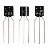 A733P PNP Bipolar Junction Transistor -Pack of 5 -Electronic Components -Transistors -Robocraze