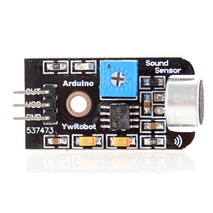 Analog Sound Sensor Module for Arduino – Detects sound levels for audio & automation.-Sound Sensor -Robocraze