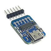 CH340C USB Type C to TTL Serial Converter Breakout Board -7Semi -Electronic Modules -Breakout Boards -Robocraze