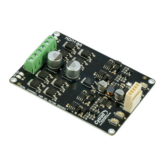 Cytron 10Amp 5V-30V Dual Channel DC Motor Driver -Motors & Mechanical -Motor Drivers -Robocraze