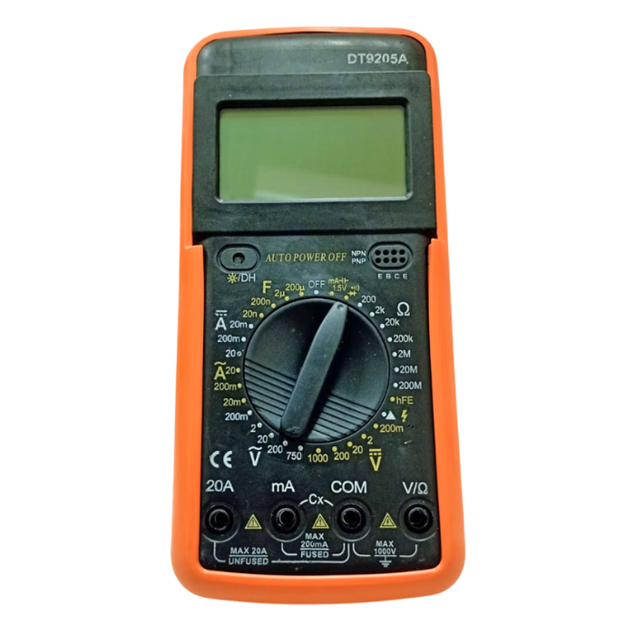 DT9205A Digital Multimeter – Advanced meter for precise electrical testing.-Digital Multimeter -Robocraze