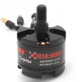 Emax MT2213 935KV Brushless Motor (CCW) with 1045 Propeller Pair - Black Cap for Multirotor Drones - Robocraze