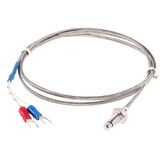 K Type Thermocouple Probe Temperature Sensor 6mm Thread 1M 3.3Ft - Robocraze