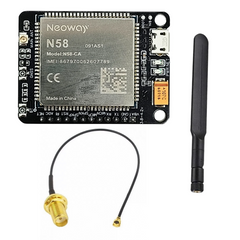 N58 LTE Breakout with 4G Antenna – N58 LTE GSM Module with 4G antenna & UFL connector. -Robocraze