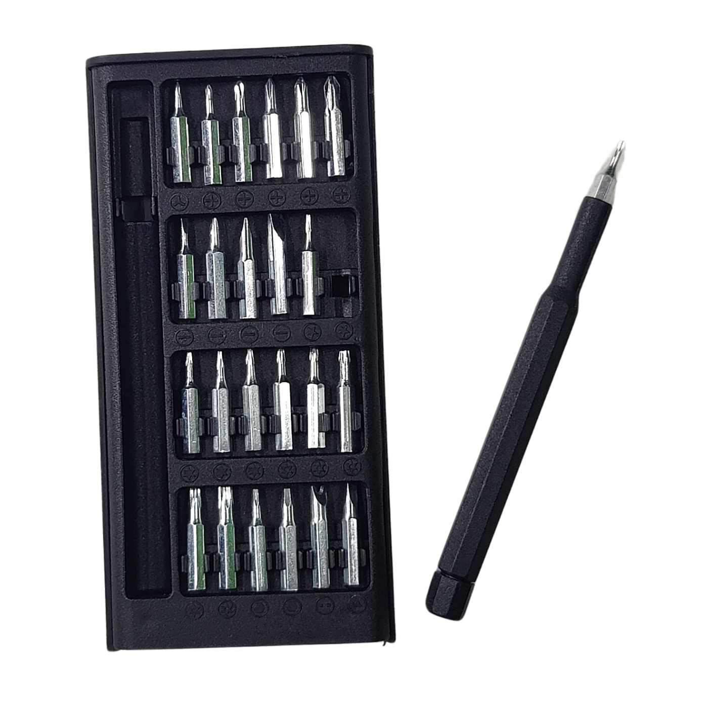 NOVEL Professional 24 in 1 Screwdriver Tool Kit with Magnetic Rod -Tools & Instruments -Hand Tools -Screwdrivers -Robocraze
