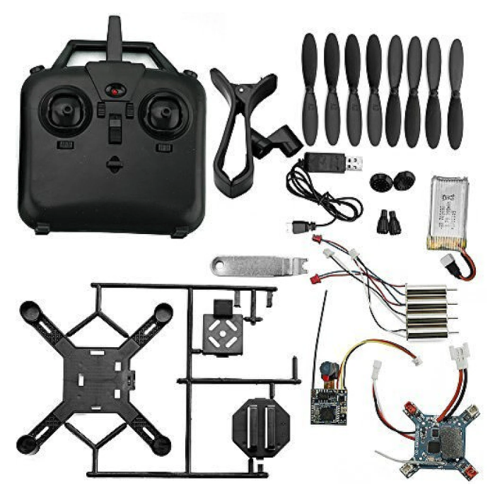 DIY Drone Kit With Manual (Camera Not Included) - DIY Drone Kits - DIY Drone Parts - Robocraze