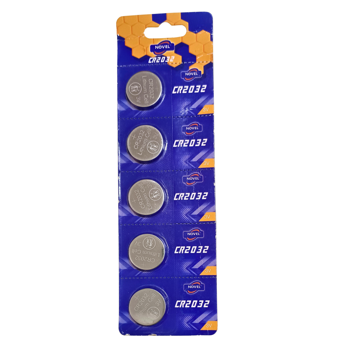 Novel 3V CR2032 Lithium Coin Battery (Pack of 5) -Batteries & Power Supply -Other Batteries -Robocraze