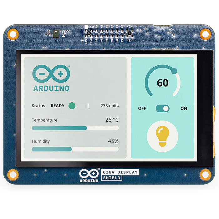 Official 3.97-inch Arduino GIGA Touchscreen Display Shield 480x800 -Compatible with Arduino -Arduino Shields -Robocraze