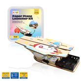 Pludo Launch & Learn: Paper Plane Catapult Kit for Ages 11-14 (Grade 6-8 STEM Toy) -DIY Kits -Pludo Educational Kits -Robocraze