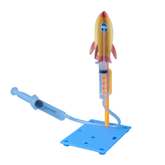 Pludo Rocket Launcher Kit DIY Science Kitt – Learn Air Pressure Rocket Launch Concepts for Ages 8–11 | Grade 3–5 -DIY Kit -Pludo Educational Kit - Robocraze