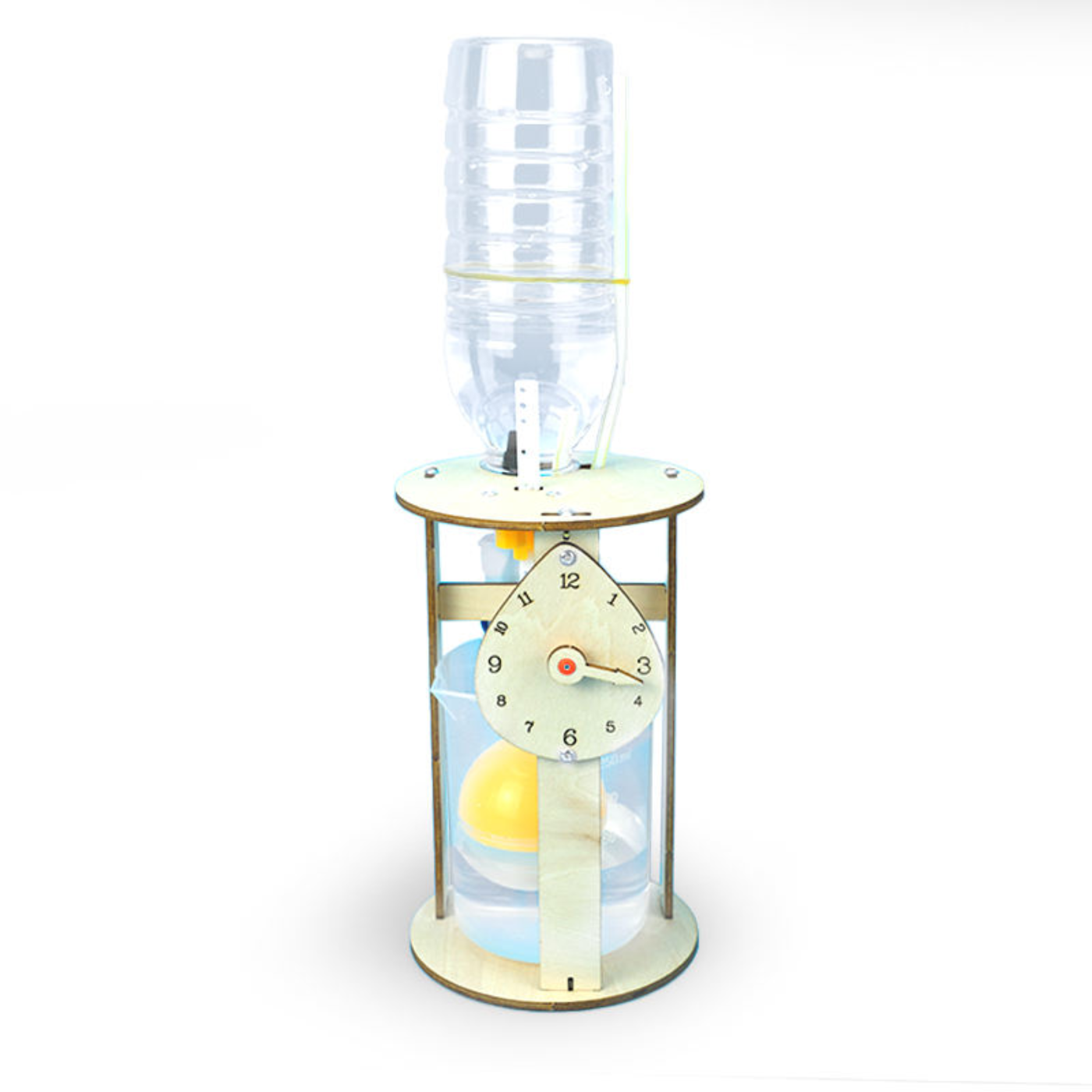 Pludo Waterclock STEM Science Kit – Gravitational Action for Ages 8–11 | Grade 3 to 5 - Stem kits - Scence Kits - Robocrae